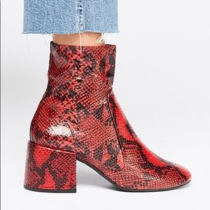 Jeffrey Campbell Lillian Snakeskin Boots
